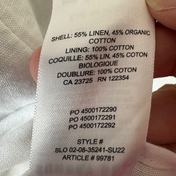 Aritzia Sunday Best Monday Strappy Back Dress White - Picture 10 of 11